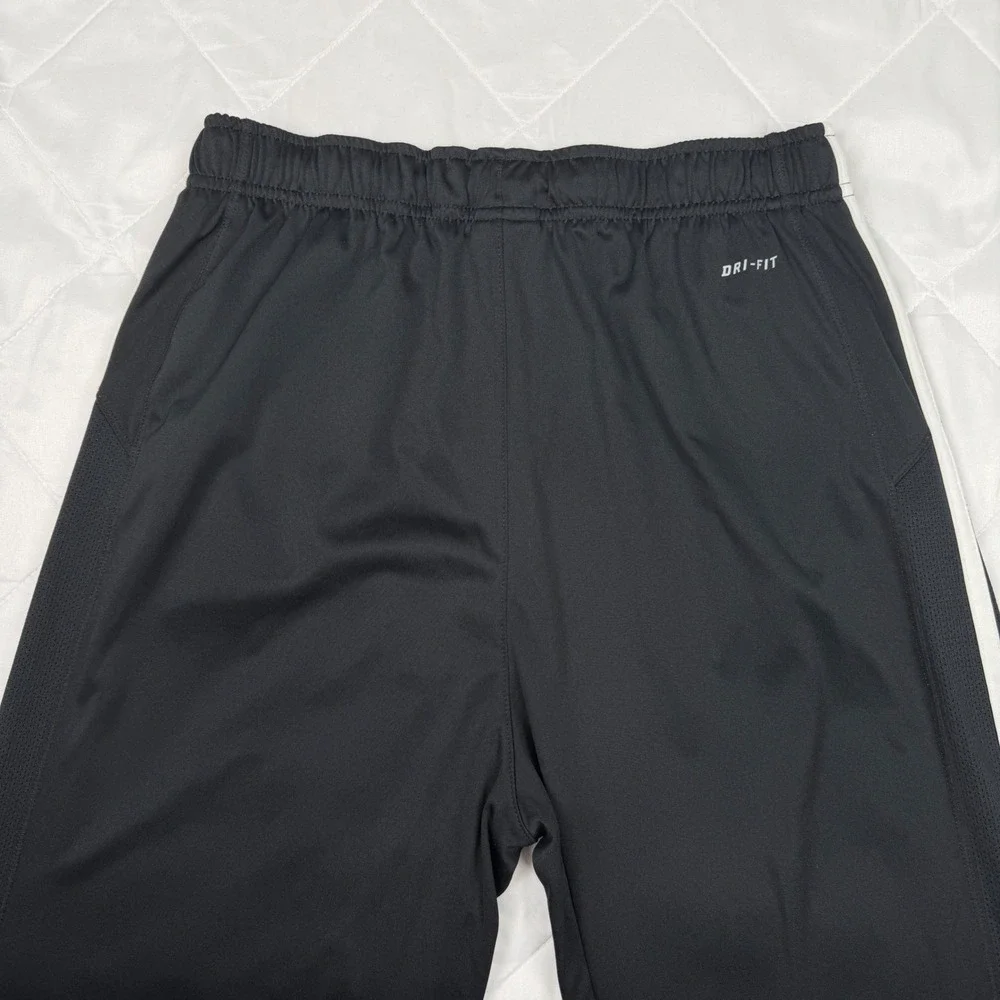 Nike Dri-FIT Track Pants Youth XL Black Athletic Training Jogger Straight Leg